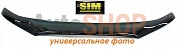Дефлектор капота (мухобойка) SIM для Skoda Fabia 2010-