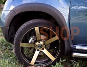 Накладки на колёсные арки для  Renault Duster 2010-2014 (I поколение)