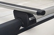 Багажник  на крышу  Евродеталь аэро на интегрированные  рейлинги для Kia Ceed 2012-