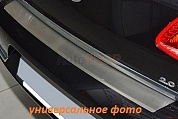 Накладка на задний бампер с загибом NataNiko  для Mitsubishi Outlander 2013-