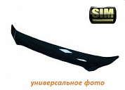 Дефлектор капота (мухобойка) SIM для  AUDI A4/S4, SD 2009-2011