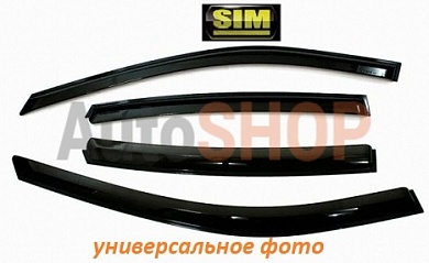 Дефлекторы боковых окон (ветровики) SIM для Suzuki Vitara 2015-