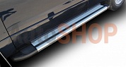 Комплект алюминиевых порогов Arbori Luxe Silver 1700 для KIA Sorento 2013-нв	
