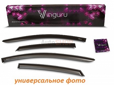 Дефлекторы боковых окон (ветровики) Vinguru для Hyundai Matrix 2001-2010 хэтчбэк