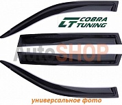 Дефлекторы боковых окон (ветровики) Cobra Tuning для Infiniti G V36 седан 2006-2013