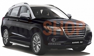 Порог-площадка "Premium" для HAVAL H2 2014-
