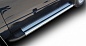 Комплект алюминиевых порогов Arbori Luxe Silver 1250 для LADA 4х4 Urban 3дв. 2014-нв	