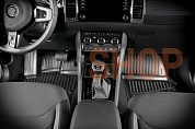 Коврики 3D в салон VW Polo 2010->, сед., 4 шт. (ПУ, повышенная износостойкость)