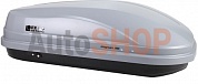 Автомобильный бокс на крышу  Магнум 350 (серый, тиснение «карбон»)  быстросъём