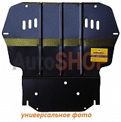Защита Motodor для Infiniti QX 56 2010-2014 (закрывает Двигатель, КПП, Раздатку; Сталь 3 мм, 4 части)