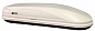 Автомобильный бокс на крышу Магнум 390 (белый, тиснение «карбон») быстросъём