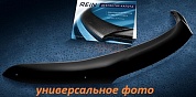 Дефлектор капота (мухобойка) REIN  с логотипом для Nissan Qashqai 2011-