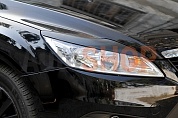 Накладки на передние фары (реснички) для Ford Focus II 2008-2010