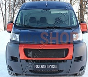 Накладки на передние фары (реснички) для Citroen Jumper 2006-2013 (250 кузов