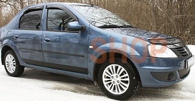 Молдинги на двери для Renault Logan 2004-2010