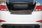 Накладка на задний бампер Хендай Солярис | Hyundai Solaris АртФорм (АБС) с 2011- 2017