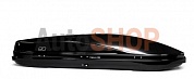 Автомобильный бокс на крышу Магнум 580 (черный металлик) (2200х840х450) Быстросъём