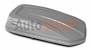 Автомобильный бокс на крышу ACTIVE S 150х75х38 см серый матовый/Двустороннее открывание