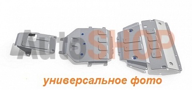 Защита картера + КПП Rival для AUDI A6 2004-2011 алюминий