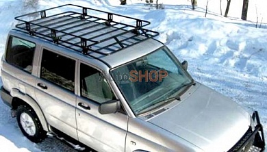 Багажник экспедиционный УАЗ Патриот Спорт (3164) без сетки (Евродеталь)
